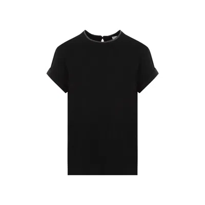 Brunello Cucinelli Jersey T-shirt In Black