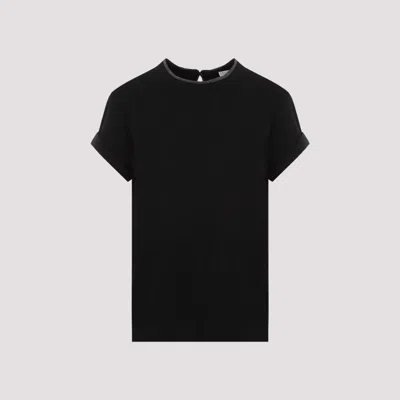 Brunello Cucinelli Jersey T-shirt In Black