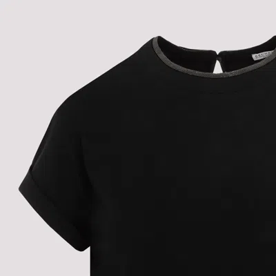 Brunello Cucinelli Jersey T-shirt In Black