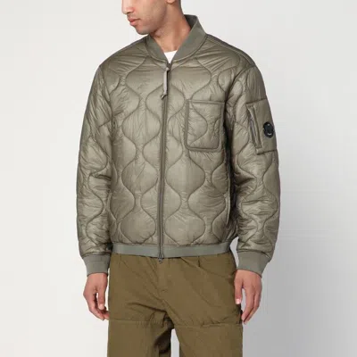 C.p. Company C.p.company  Rock Grey Zip-up Bomber Jacket