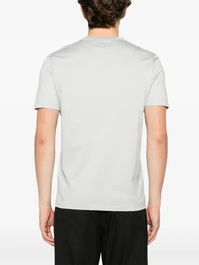 C.p. Company C.p.company  Logo-patch T-shirt In Gray