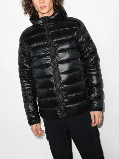 Canada Goose Black Quilted Down Jacket In Black