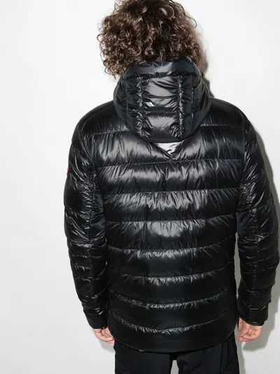 Canada Goose Black Quilted Down Jacket In Black