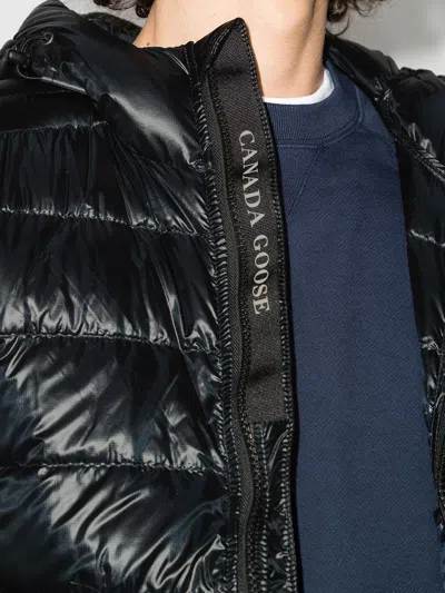 Canada Goose Black Quilted Down Jacket In Black