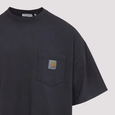 Carhartt Hudson Pocket Short-sleeved T-shirt In Black