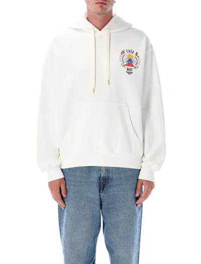 Casablanca Cotton Sweatshirt With Front Pocket And Hood