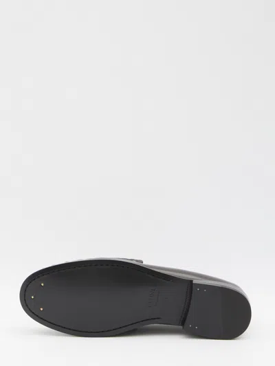Celine Men Triomphe Luco Loafer In Brown