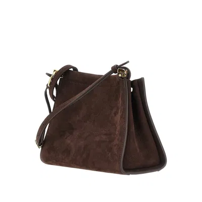 Alaïa Ubuck Leather Small Squared 'le Click' Bag