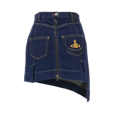 Vivienne Westwood 'sailor' Denim Mini Skirt
