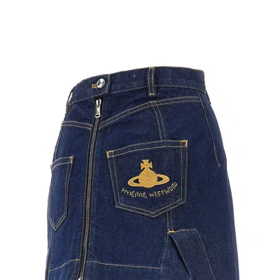 Vivienne Westwood 'sailor' Denim Mini Skirt