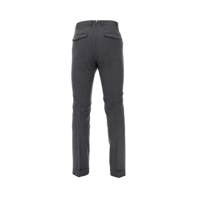 Pt Torino Stretch Wool Master Fit Pants In Black