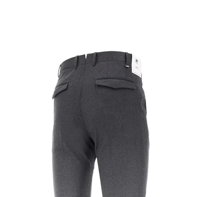 Pt Torino Stretch Wool Master Fit Pants In Black