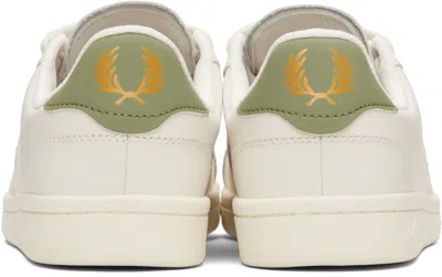 Fred Perry White B721 Leather Sneakers In White