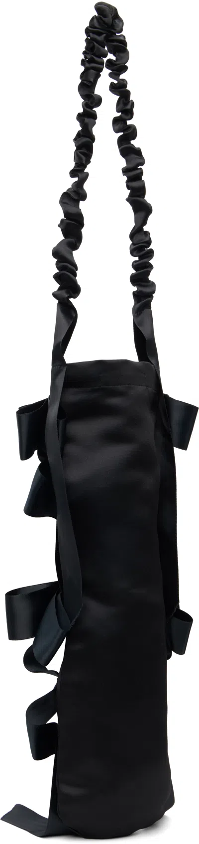 Gohar World Black Baguette Bag