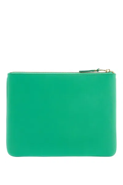 Comme Des Garçons Smooth Leather Pouch In Seven Words