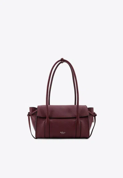 Mulberry Mini Soft Bayswater Grained Leather Shoulder Bag