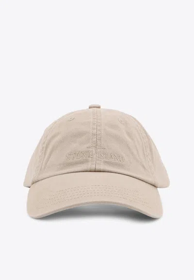 Stone Island Logo-embroidered Baseball Cap