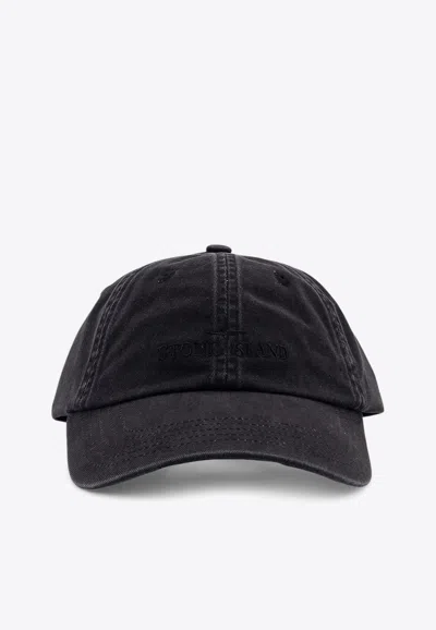 Stone Island Logo-embroidered Baseball Cap