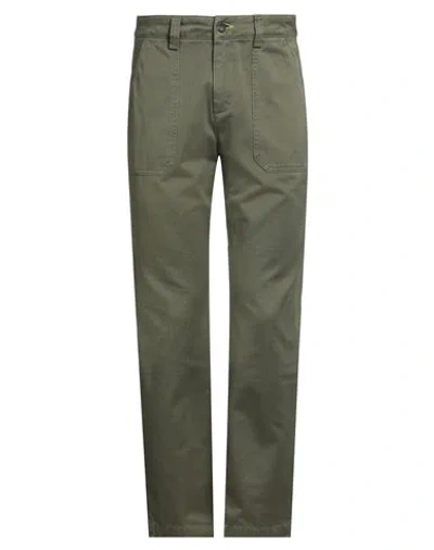 Lyle & Scott Man Pants Military Green Size 31 Cotton In Green