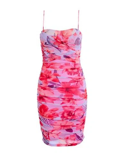 Pinko Woman Mini Dress Lilac Size L Polyamide