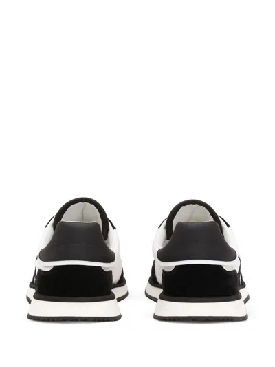 Dolce & Gabbana Multicolor Mesh And Split Leather Cushion Sneakers