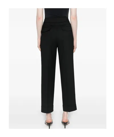 Peserico Tapered Trousers In Black