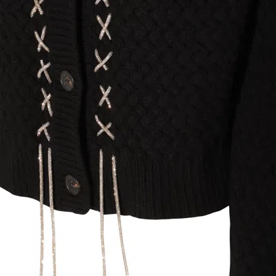 Giuseppe Di Morabito Black Wool Knitwear In Black