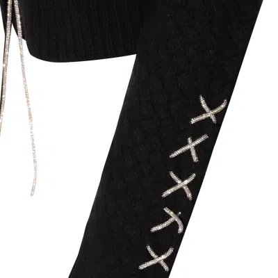 Giuseppe Di Morabito Black Wool Knitwear In Black
