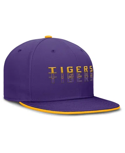 Nike Men's Purple Lsu Tigers True Primetime Performance Fitted Hat