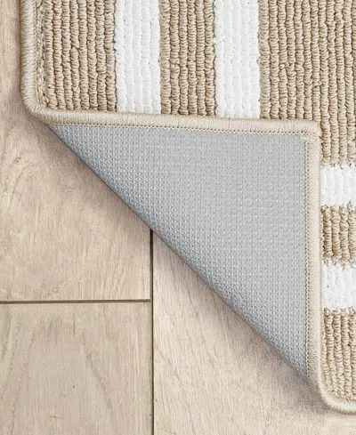 Jean Pierre New York Double Line Border Tufted Runner Rug, 30" X 144"