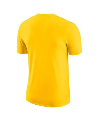 Nike Gold Denver Nuggets Essential T-shirt In Yellow