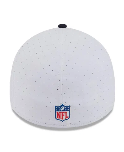 New Era Men's White/navy Houston Texans 2025 Nfl Training Camp 39thirty Flex Hat