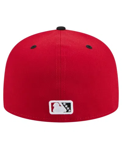New Era Men's Red Louisville Bats Copa De La Diversion 59fifty Fitted Hat