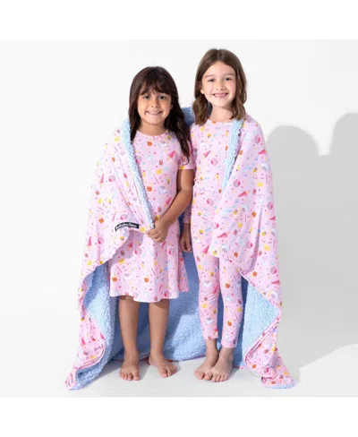 Bellabu Bear Kids Unisex Kids' Happee Birthdae Harry Set Of 2 Piece Pajamas In Pink