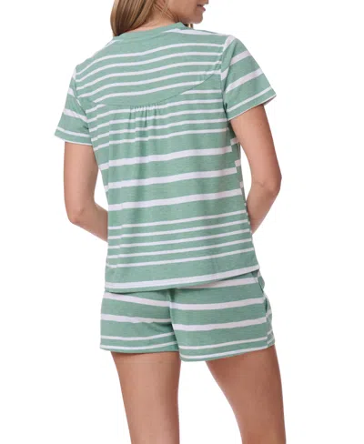 Tommy Hilfiger Women's 2pc Short Sleeve Tee & Short In Multi