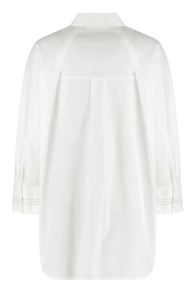 Peserico Cotton Shirt In White