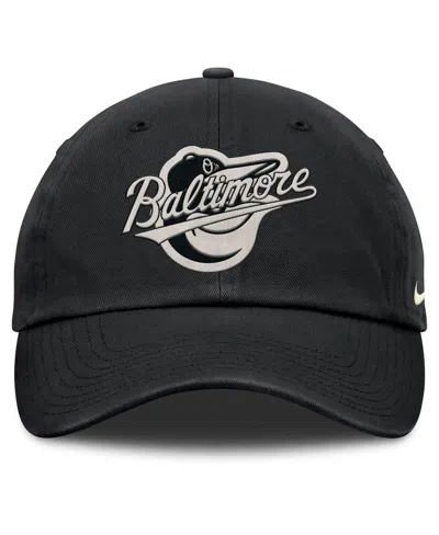 Nike Men's Black Baltimore Orioles Statement Club Adjustable Hat