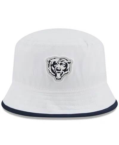 New Era Men's White Chicago Bears 2025 Nfl Training Camp Stretch Bucket Hat