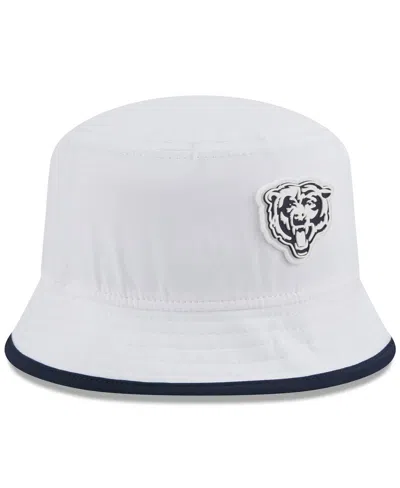 New Era Men's White Chicago Bears 2025 Nfl Training Camp Stretch Bucket Hat