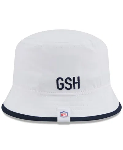 New Era Men's White Chicago Bears 2025 Nfl Training Camp Stretch Bucket Hat