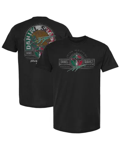 Trackhouse Racing Team Collection Men's Black Daniel Suarez Mexico Heritage Emblem T-shirt In Black