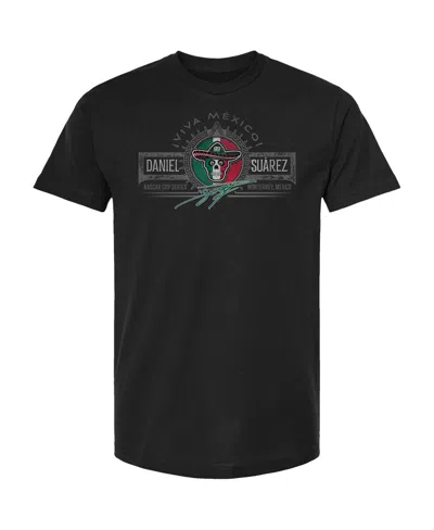 Trackhouse Racing Team Collection Men's Black Daniel Suarez Mexico Heritage Emblem T-shirt In Black