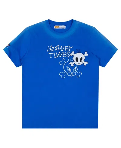 Freeze Max Men's Royal Looney Tunes Tweet Bones T-shirt In Blue