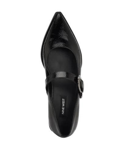 Nine West Women's Katrel Mary Jane Pointy Toe Flats