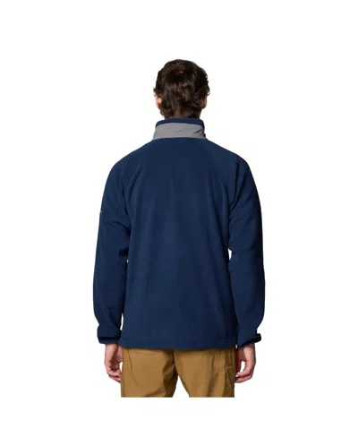 Columbia Men's Navy Dallas Cowboys Big Tall Flanker Iv Fleece Full-zip Jacket In Blue