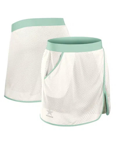 Fanatics Women's Cream Dallas Cowboys Studio Wellness Skorts