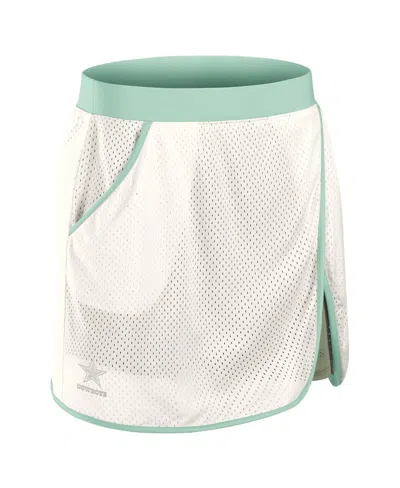 Fanatics Women's Cream Dallas Cowboys Studio Wellness Skorts