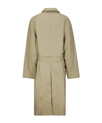Haikure Thatcher Trench Coat In Gray