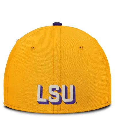 Nike Men's Gold Lsu Tigers Legacy Rise Performance Flex Hat