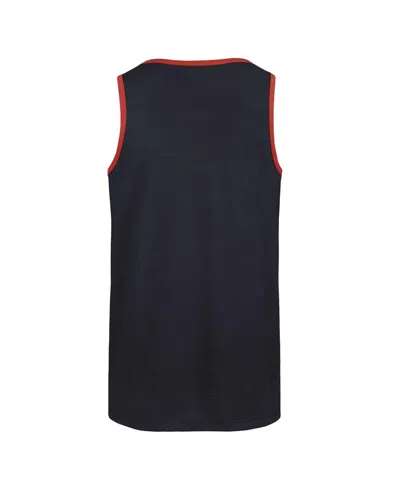 47 Brand Men's Navy Atlanta Braves Upload Franklin Tank Top In Black
